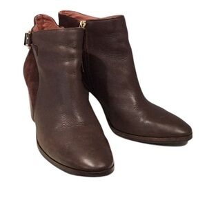 Brown Leather Ankle Boots